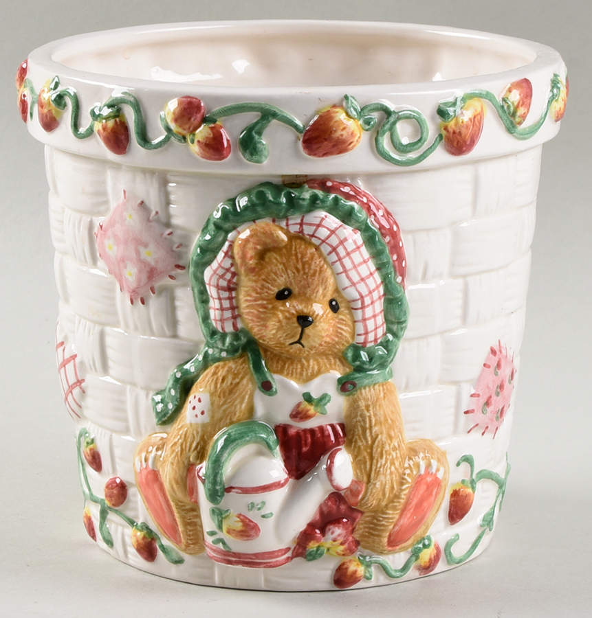 Girl with Watering Can 5" Flower Pot by Enesco-1