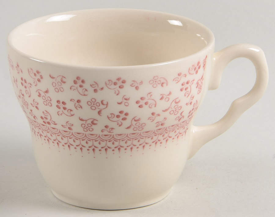 EIT6 Pink Flat Cup by English Ironstone Tableware-1