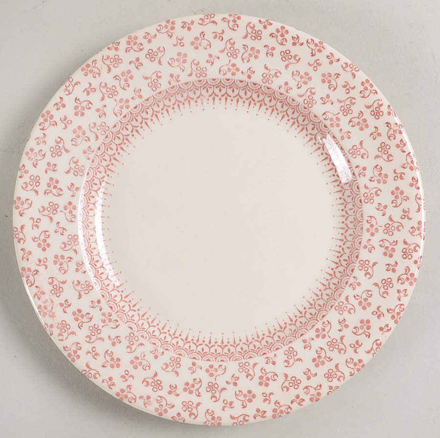 EIT6 Pink Bread & Butter Plate by English Ironstone Tableware-1