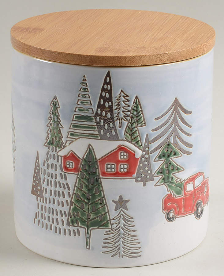 Elk Ridge Holiday Medium Canister & Lid by Eli + Ana-1