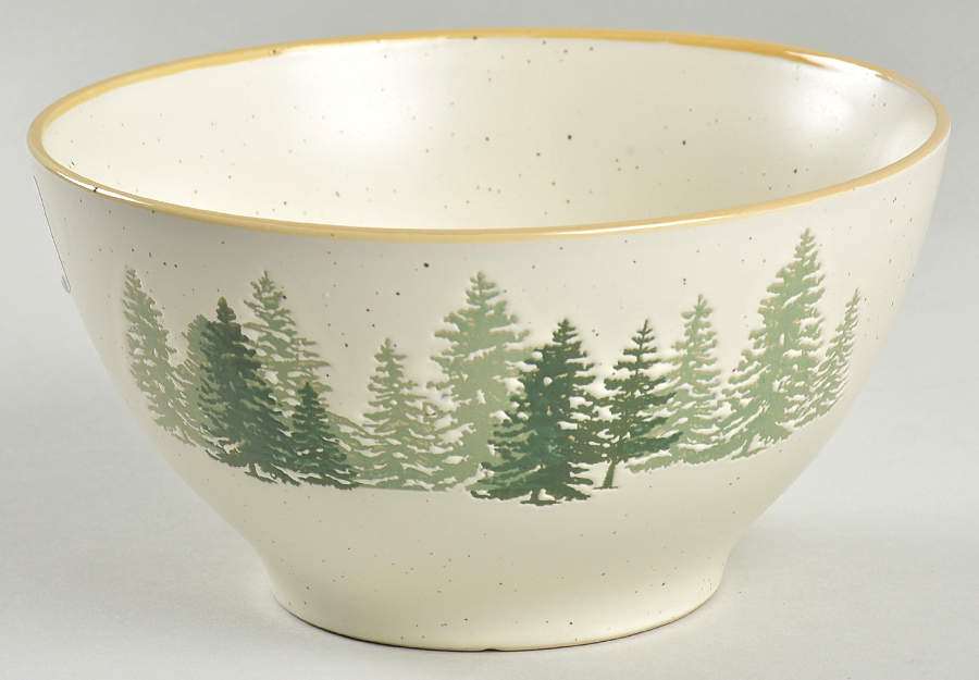 Forest Woods (Evergreen Forest) Soup/Cereal Bowl by Eli + Ana-1