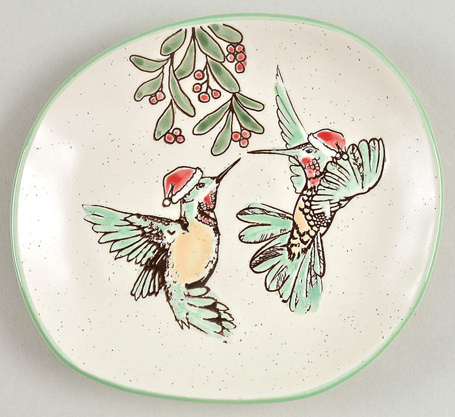 Holiday Hummingbird Appetizer Plate by Eli + Ana-1