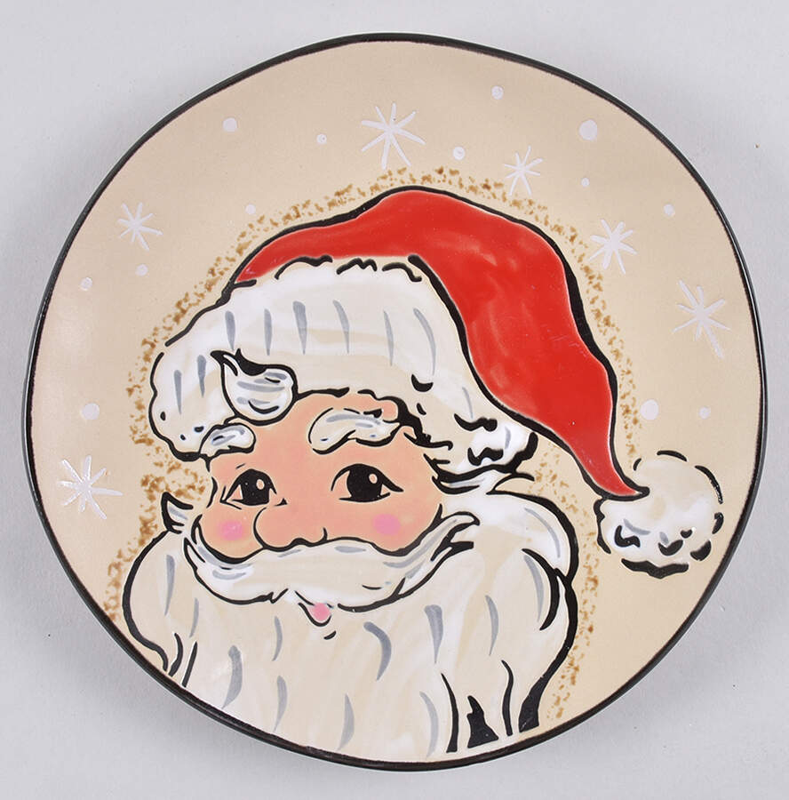 Sammy Santa Salad Plate by Eli + Ana-1