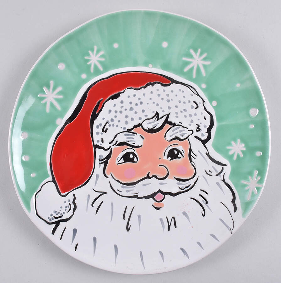 Sammy Santa Dinner Plate by Eli + Ana-1