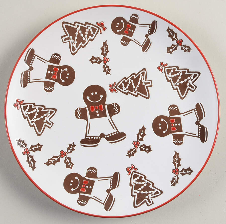 Gingerbread Man Salad Plate by Eli + Ana-1