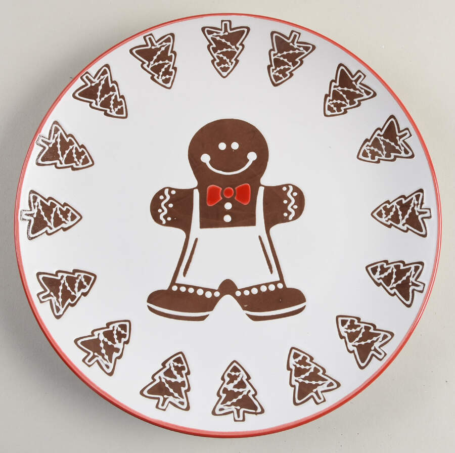 Gingerbread Man Dinner Plate by Eli + Ana-1
