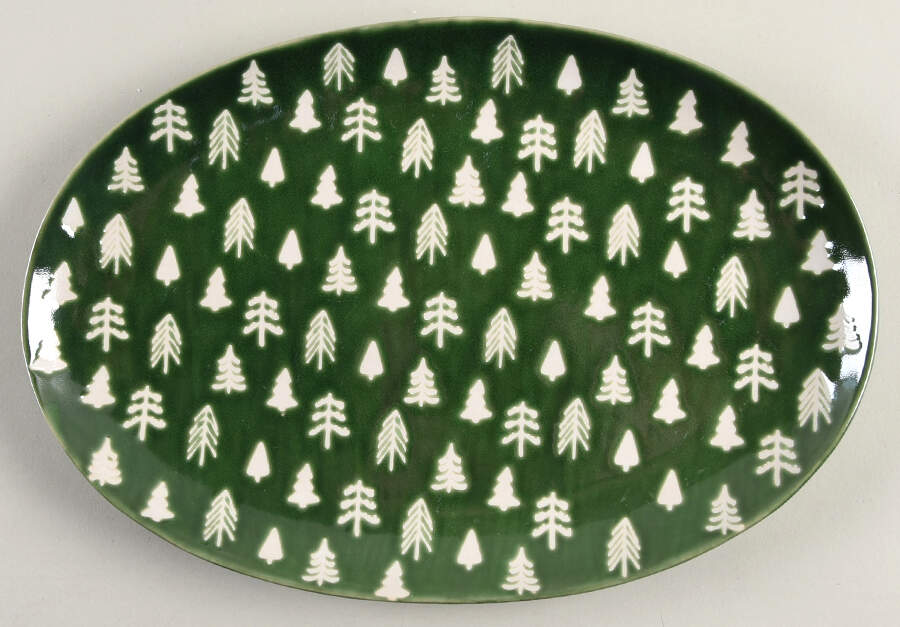 Darkwoods 12" Oval Serving Platter by Eli + Ana-1