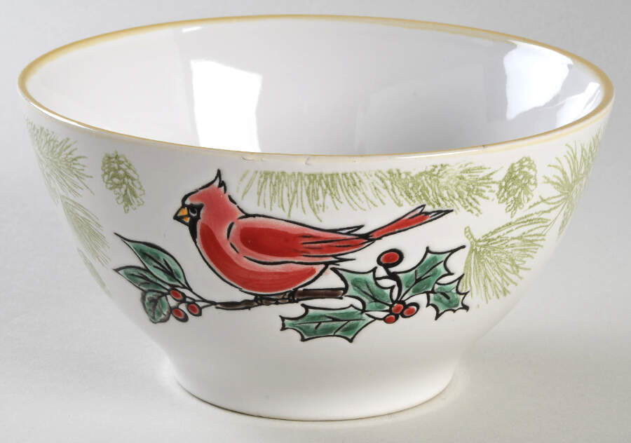 Evelyn Cardinal Soup/Cereal Bowl by Eli + Ana-1