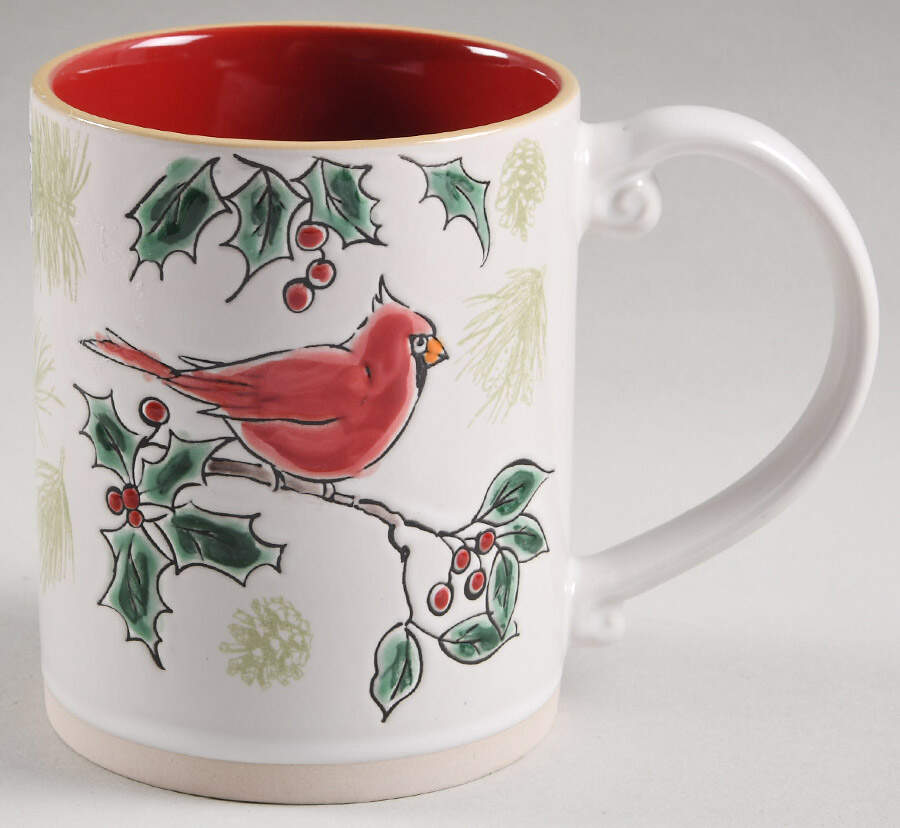 Evelyn Cardinal Mug by Eli + Ana-1