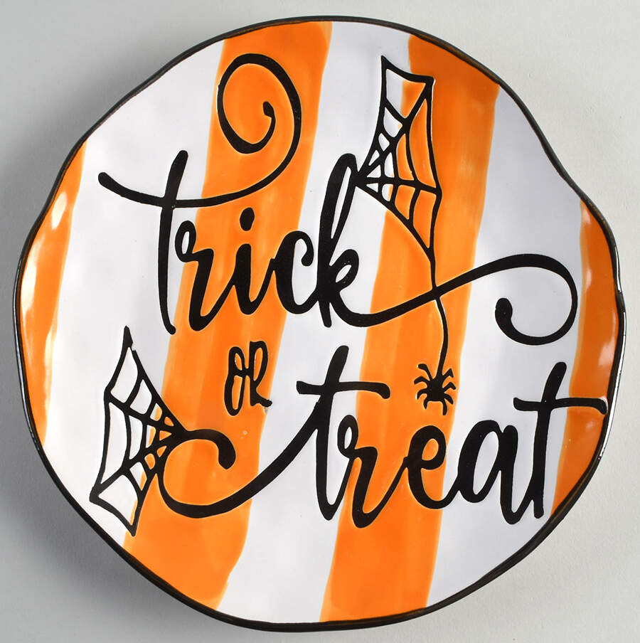 Vanny Halloween Dinner Plate by Eli + Ana-1