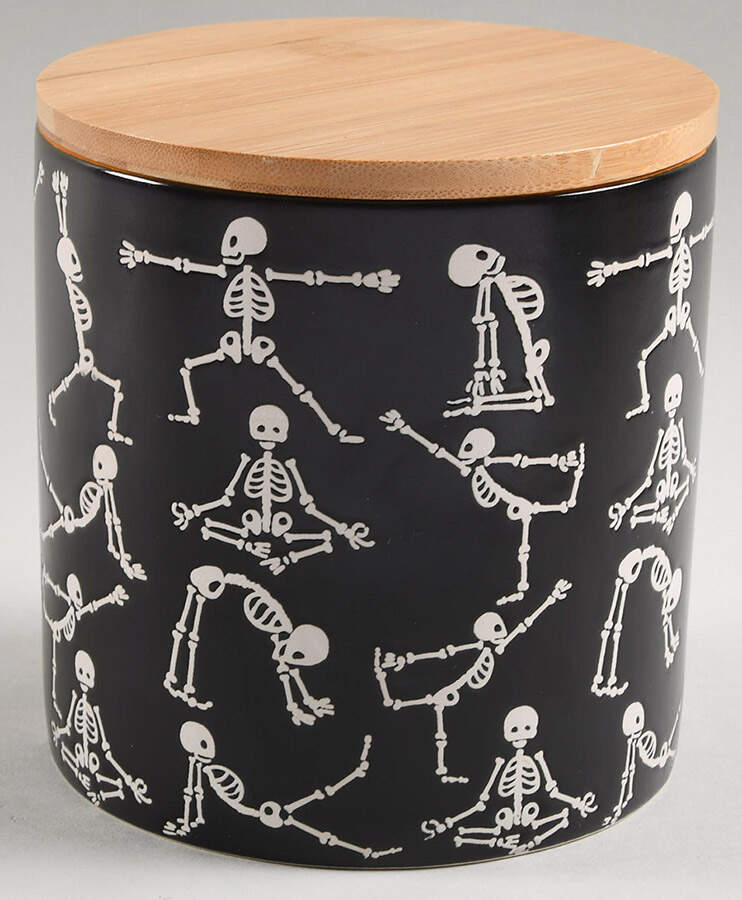 Namaste Medium Canister & Lid by Eli + Ana-1