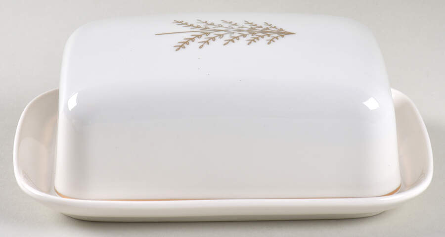 Golden Pine Rectangular Covered Butter by Eaton Dining-1