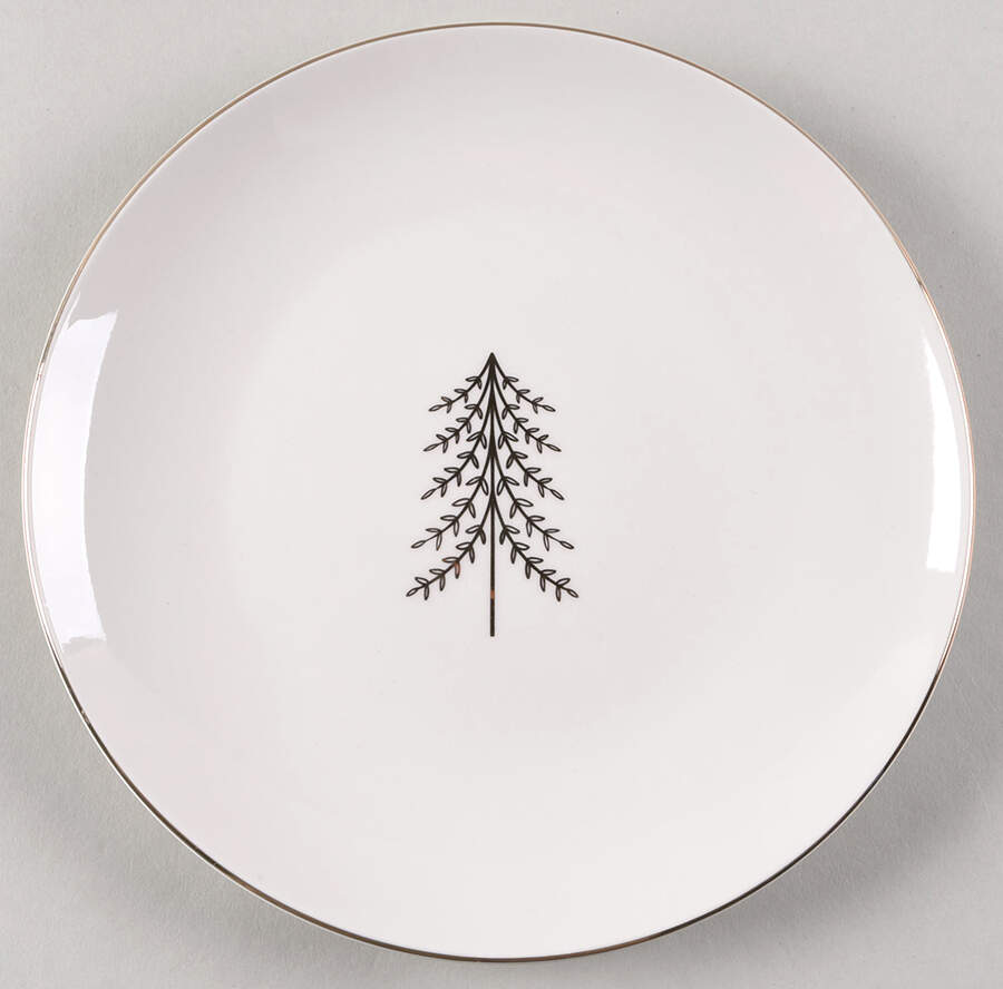 Golden Pine Salad Plate by Eaton Dining-1