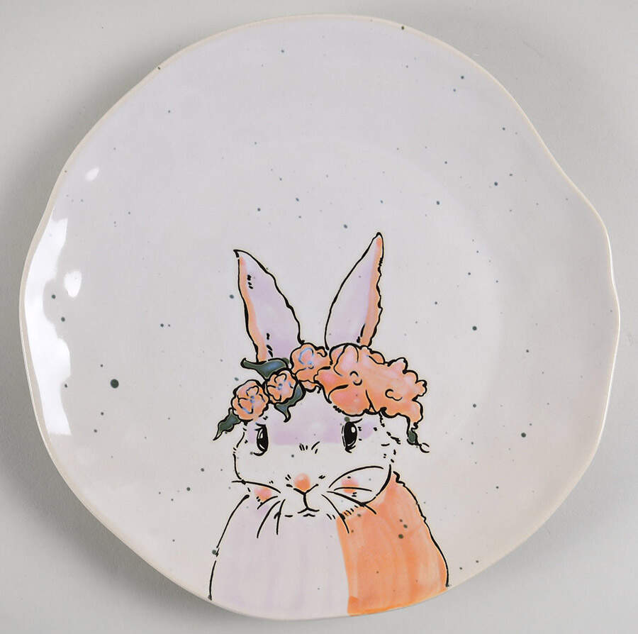 Venassa Bunny Dinner Plate by Eli + Ana-1