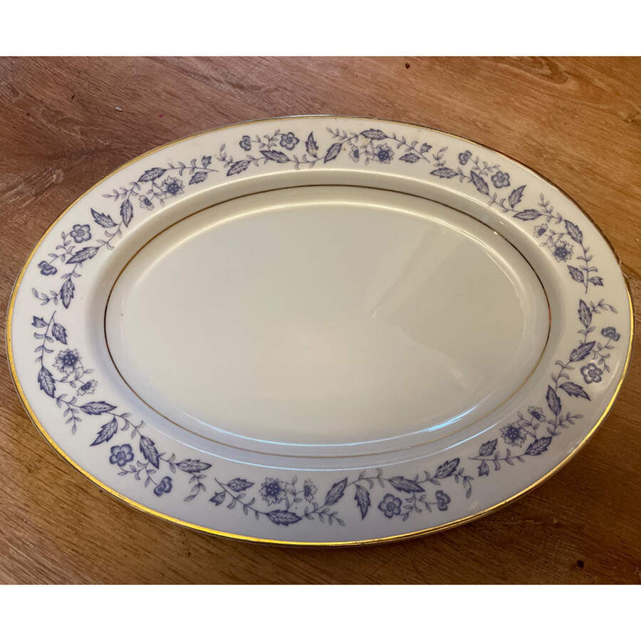 Yorkshire 12" Oval Serving Platter by Empress (Japan)-1