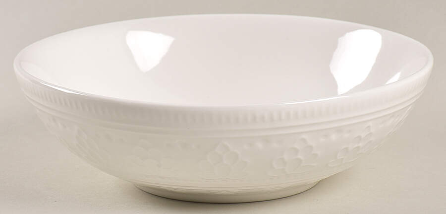 Fez-White Soup/Cereal Bowl by Euro Ceramica-1