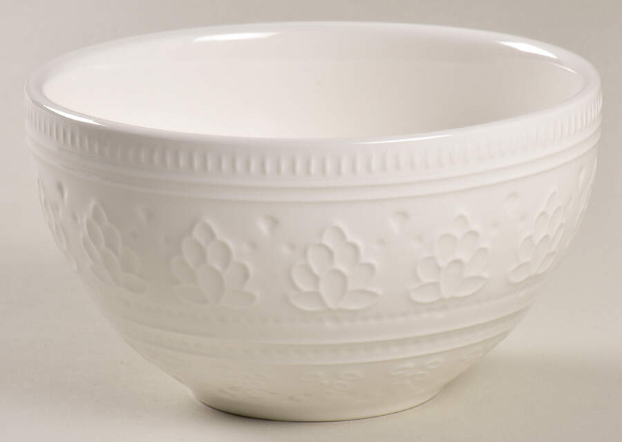 Fez-White Coupe Cereal Bowl by Euro Ceramica-1
