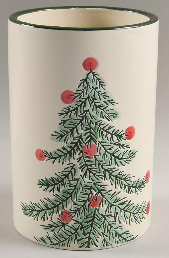 Erma Holiday Tree Large Canister No Lid by Eli + Ana-1