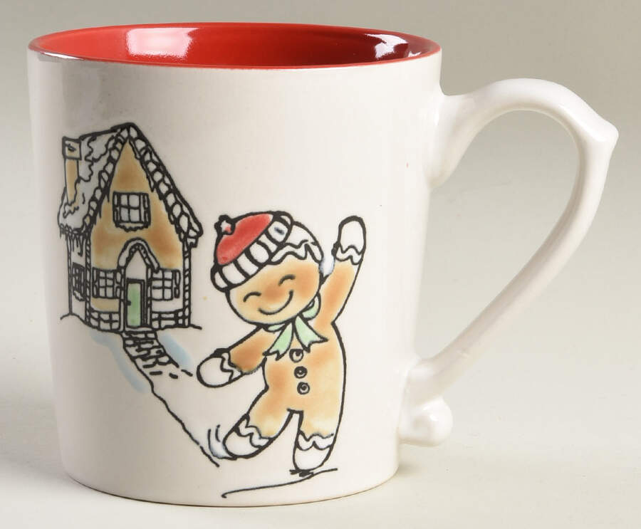 Watercolor Gingerbread Holiday Mug by Eli + Ana-1