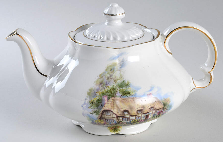 1196 Teapot & Lid by Wood & Sons-1