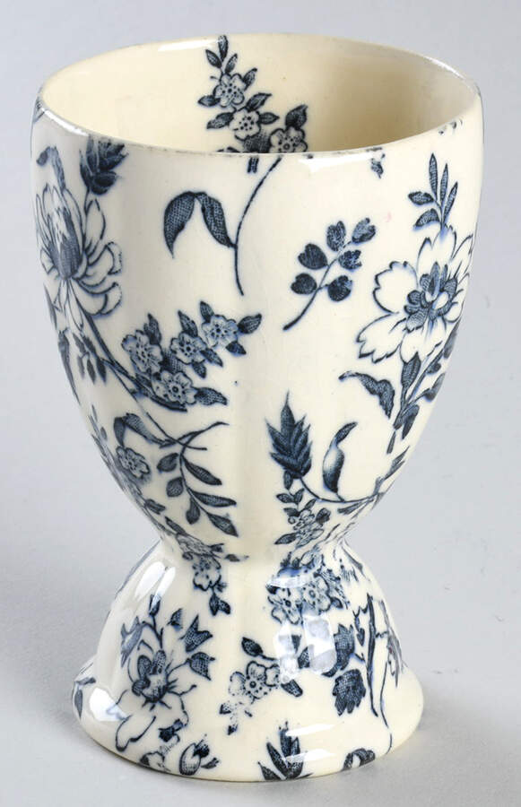 Empire Chintz Blue Double Egg Cup by Empire Porcelain -1
