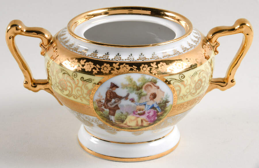 EWL4 Sugar Bowl No Lid by Ernest Leitner Wiesau-Weltarbeit-1