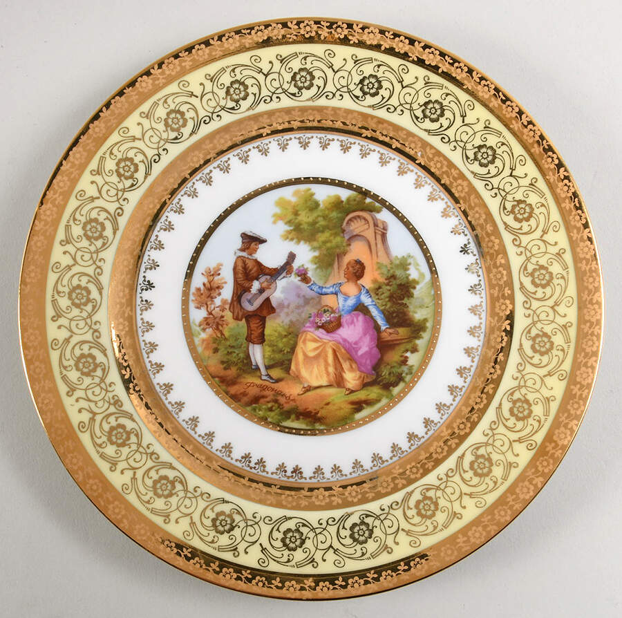 EWL4 Salad Plate by Ernest Leitner Wiesau-Weltarbeit-1
