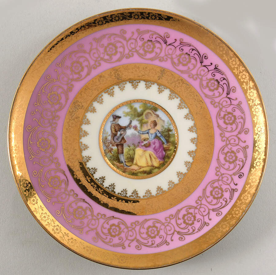 EWL4 Saucer for Footed Cup by Ernest Leitner Wiesau-Weltarbeit-1