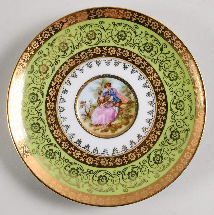 EWL4 Saucer for Footed Cup by Ernest Leitner Wiesau-Weltarbeit-1