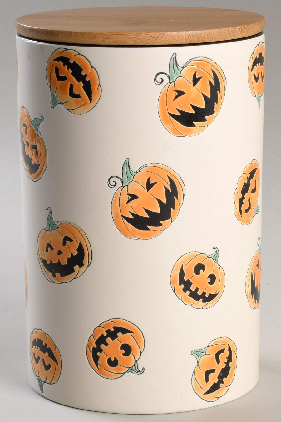 Jack O Lantern Large Canister & Lid by Eli + Ana-1