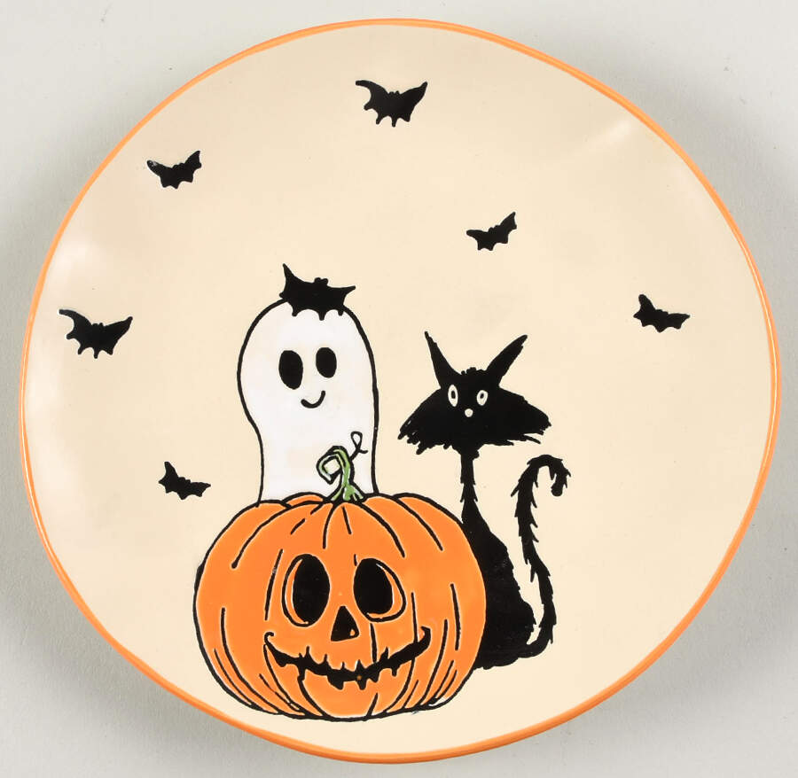 Brixton Halloween Salad Plate by Eli + Ana-1