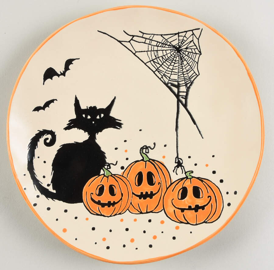 Brixton Halloween Salad Plate by Eli + Ana-1