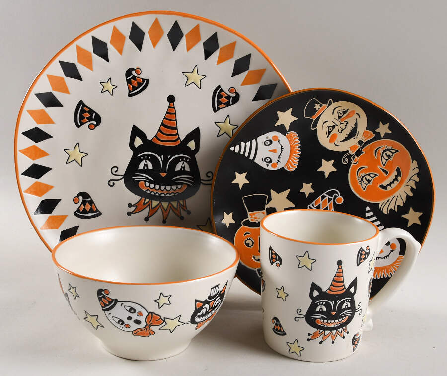 Chillcat 4 Piece Place Setting by Eli + Ana-1