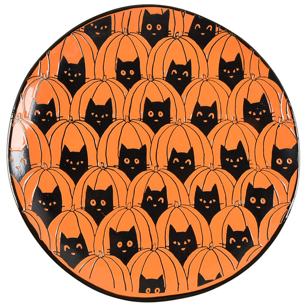 Hidden Cat Dinner Plate by Eli + Ana-1