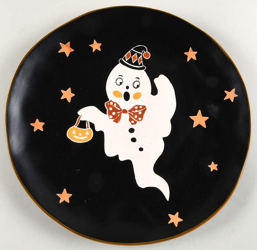 Yesteryear's Halloween Dinner Plate by Eli + Ana-1