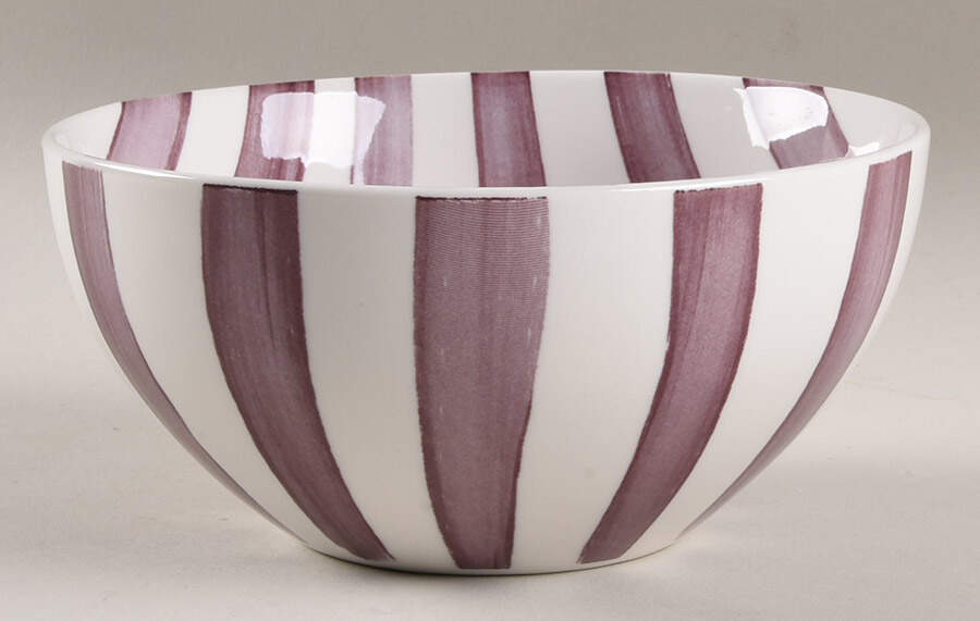 Stripe Soup/Cereal Bowl by Eaton Dining-1