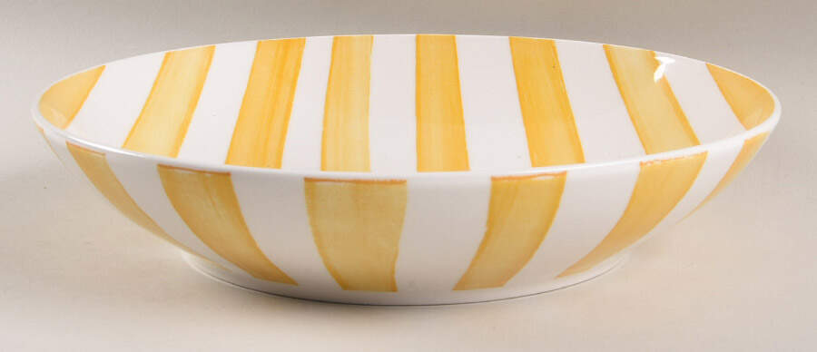 Stripe Individual Dinner Bowl by Eaton Dining-1