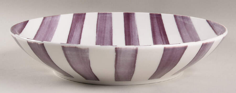 Stripe Individual Dinner Bowl by Eaton Dining-1