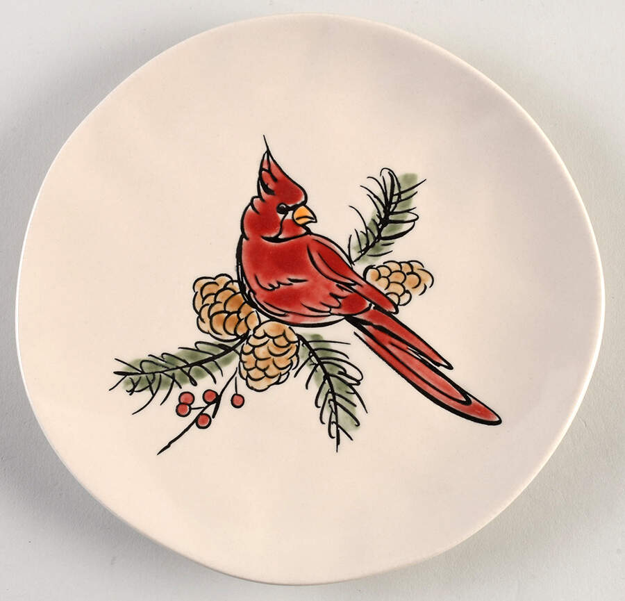 New Cardinal Salad Plate by Eli + Ana-1