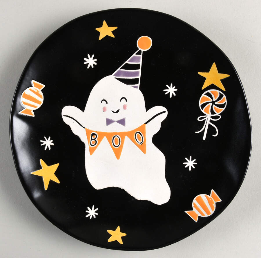 Whimsical Wanda Ghost Salad Plate by Eli + Ana-1