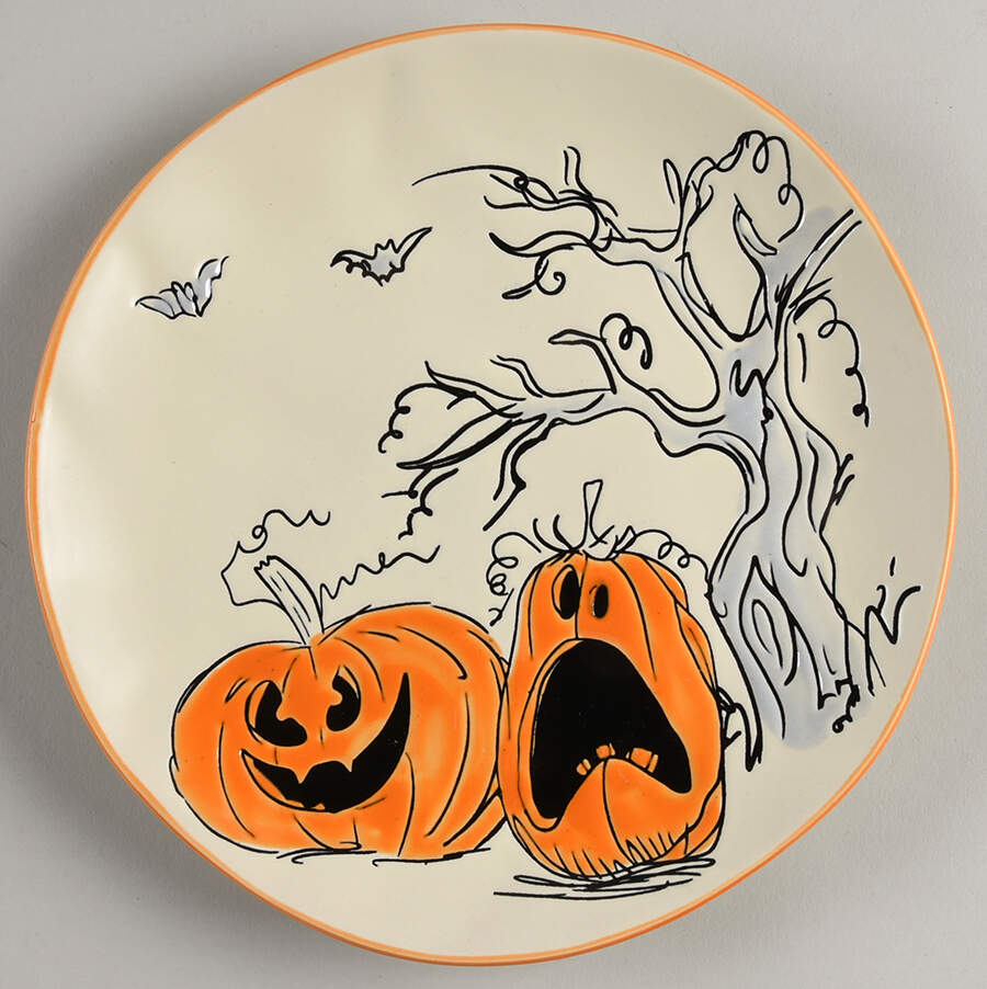 Sketchy Jack Salad Plate by Eli + Ana-1