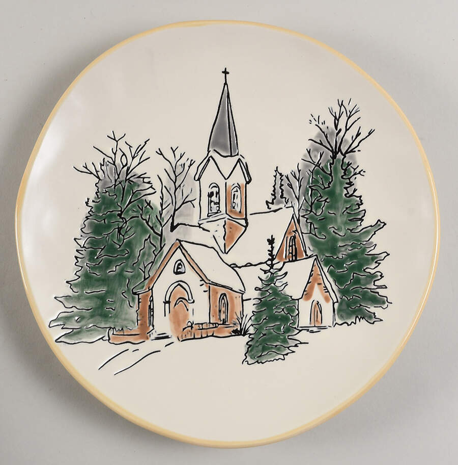Ringing Bells Salad Plate by Eli + Ana-1