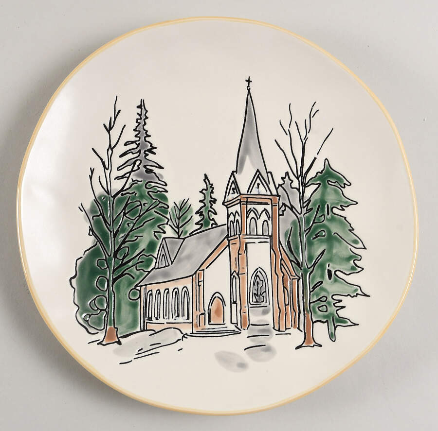Ringing Bells Salad Plate by Eli + Ana-1
