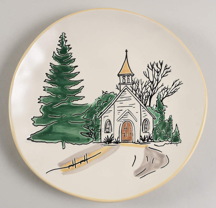 Ringing Bells Salad Plate by Eli + Ana-1