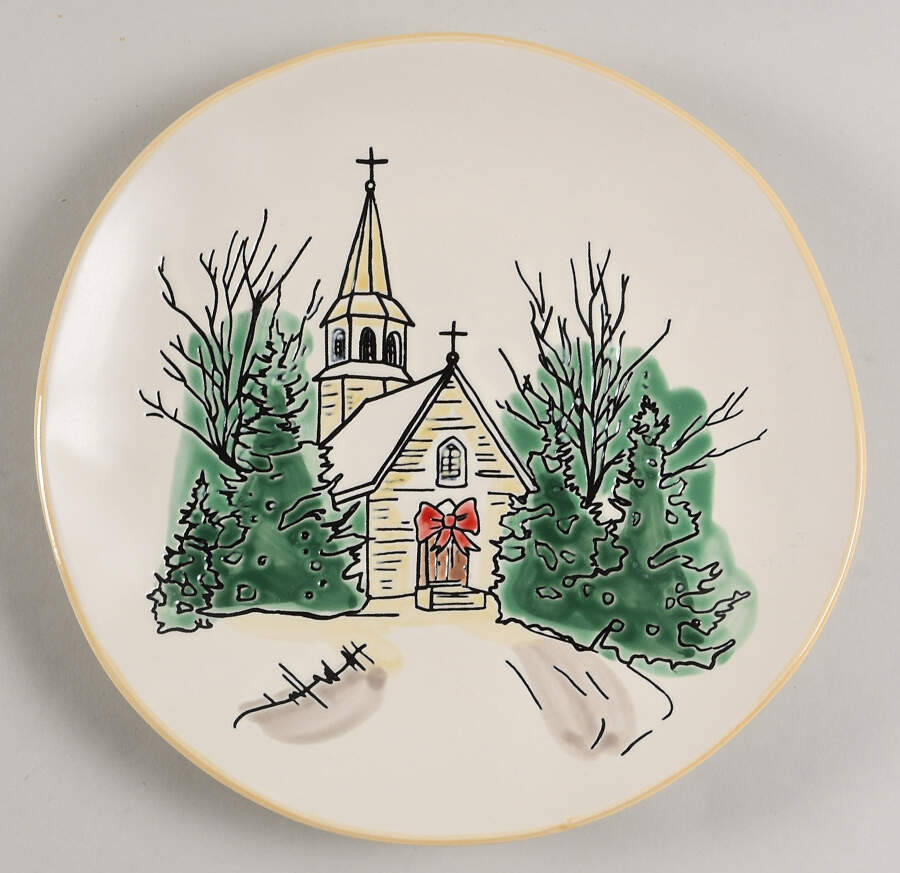 Ringing Bells Salad Plate by Eli + Ana-1