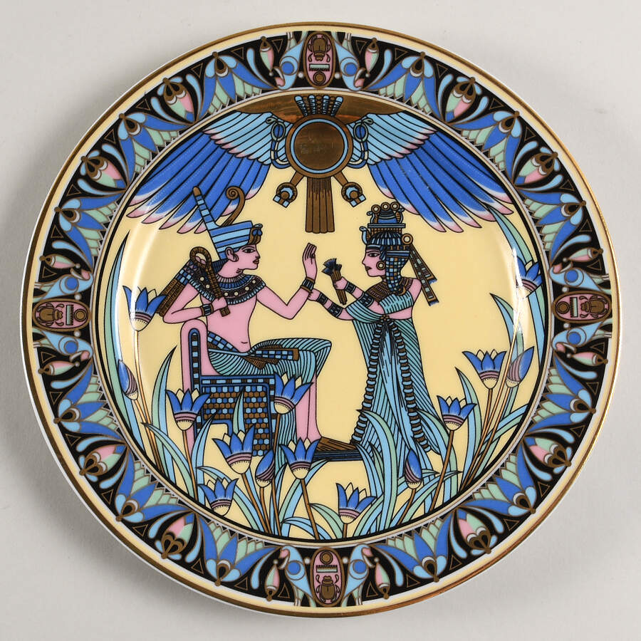 EGY3 Salad Plate by Egyptian German Porcelain-1