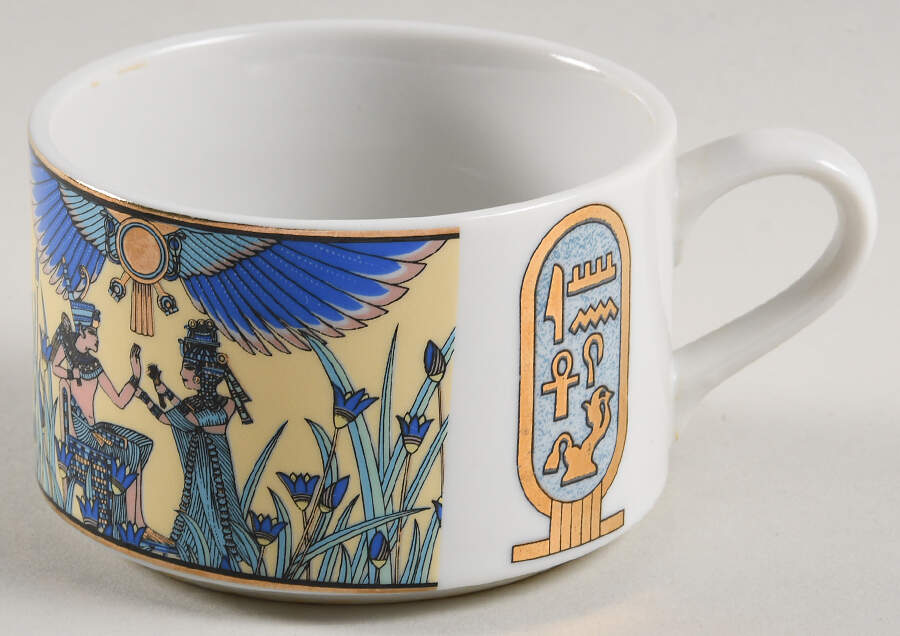 EGY3 Flat Cup by Egyptian German Porcelain-1