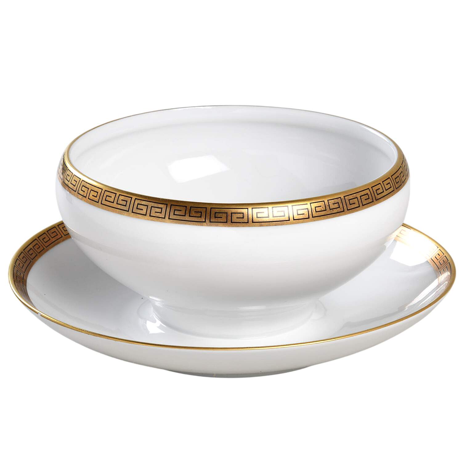 W6589 Gravy Boat with Attached Underplate by Eschenbach-1