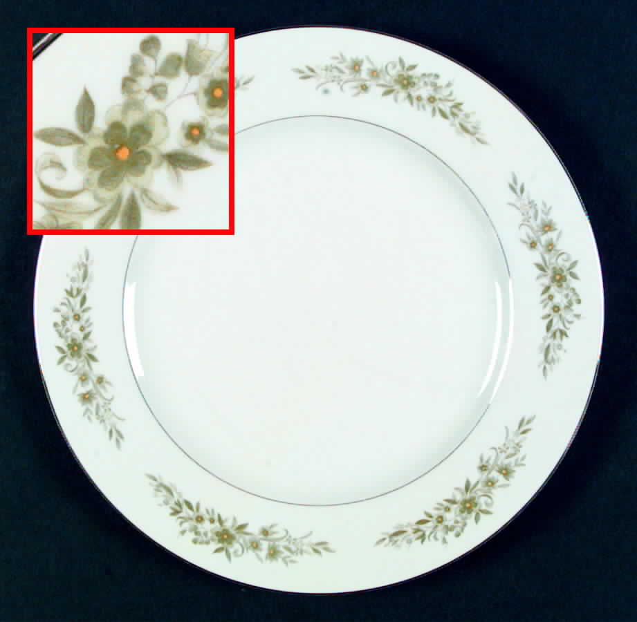 Hathaway Dinner Plate by Fine China of Japan-1