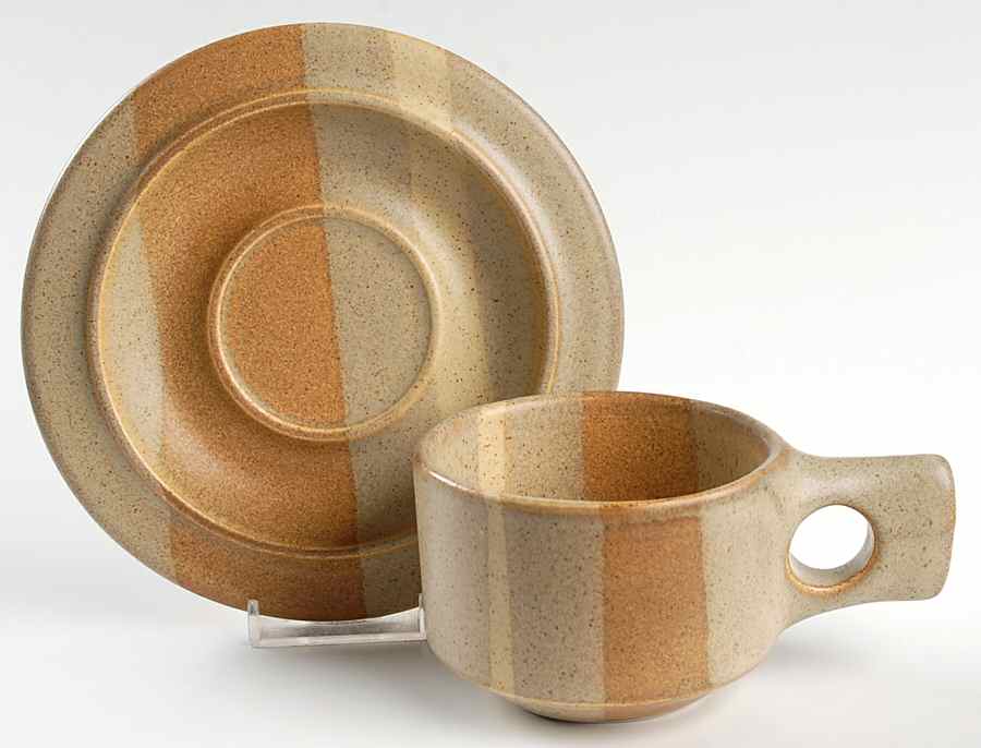 Foxfire Flat Cup & Saucer Set by Fabrik-1
